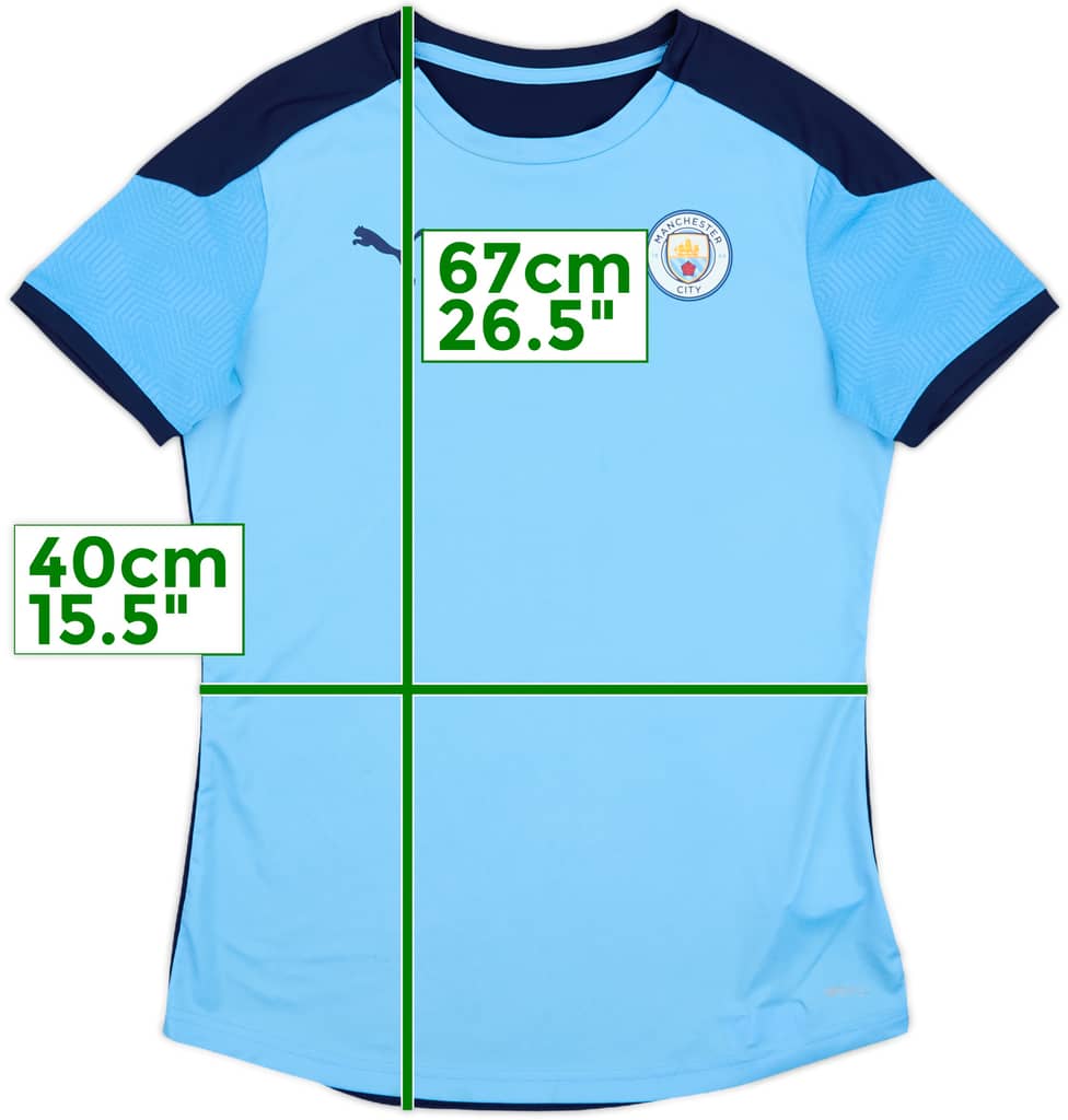 2019-20 Manchester City Puma Training Shirt - 9/10 - (Women's S)
