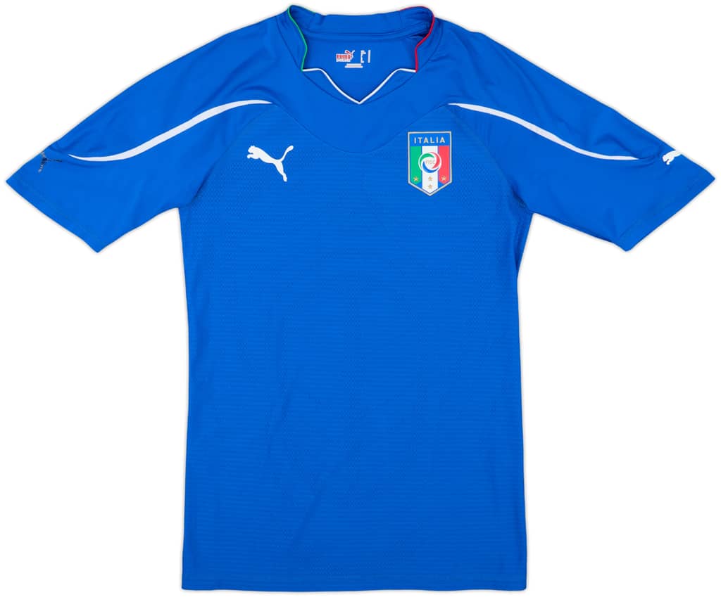 2010-12 Italy Authentic Home Shirt - 4/10 - (M)