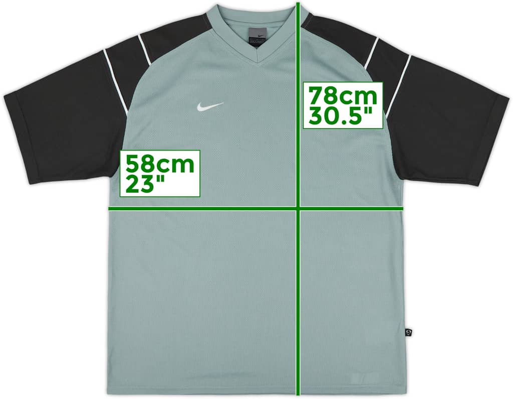 2003-04 Manchester United Nike Training Shirt - 8/10 - (L)