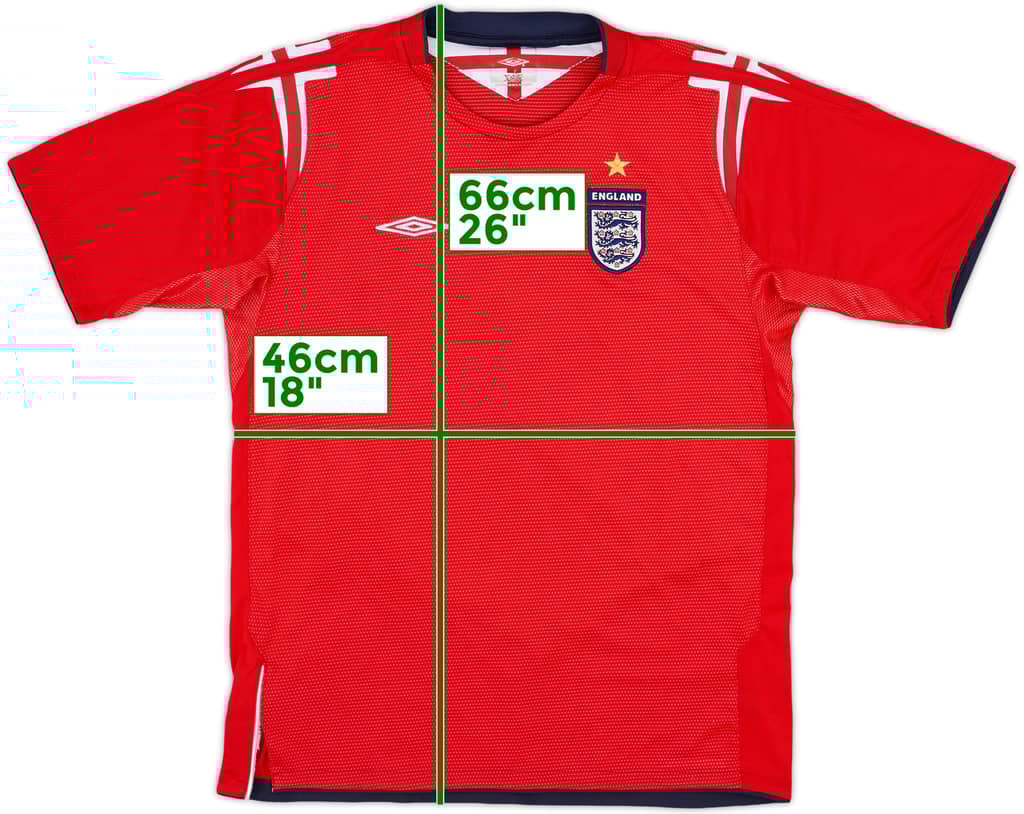 2004-06 England Away Shirt - 5/10 - (XL.Boys)
