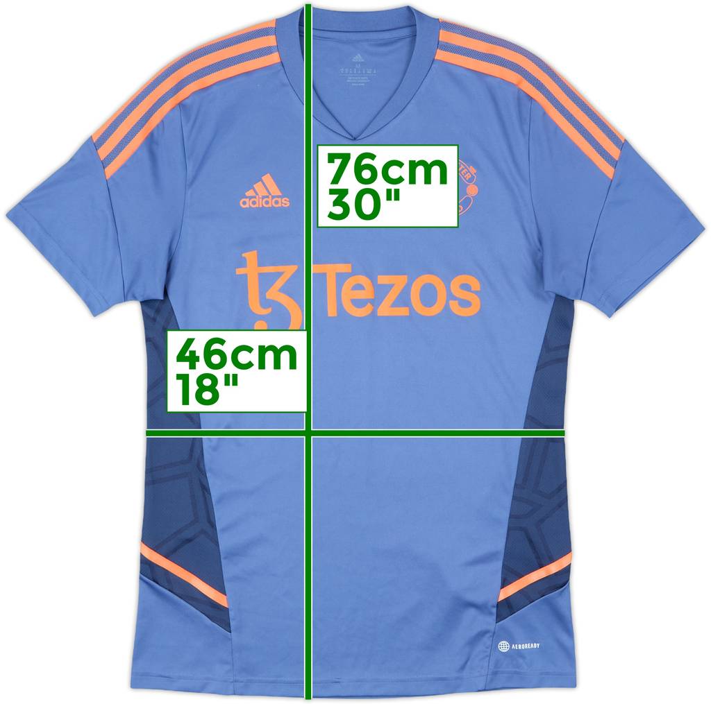 2022-23 Manchester United adidas Training Shirt - 9/10 - (M)
