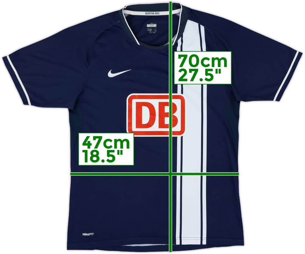 2007-08 Hertha Berlin Home Shirt - 6/10 - (S)