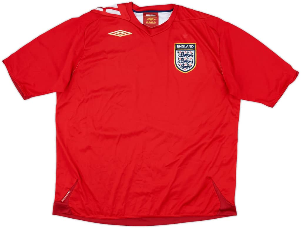 2006-08 England Away Shirt - 5/10 - (XXL)