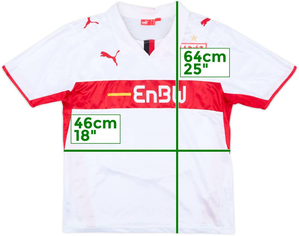 2008-09 Stuttgart Home Shirt - 7/10 - (XL.Boys)
