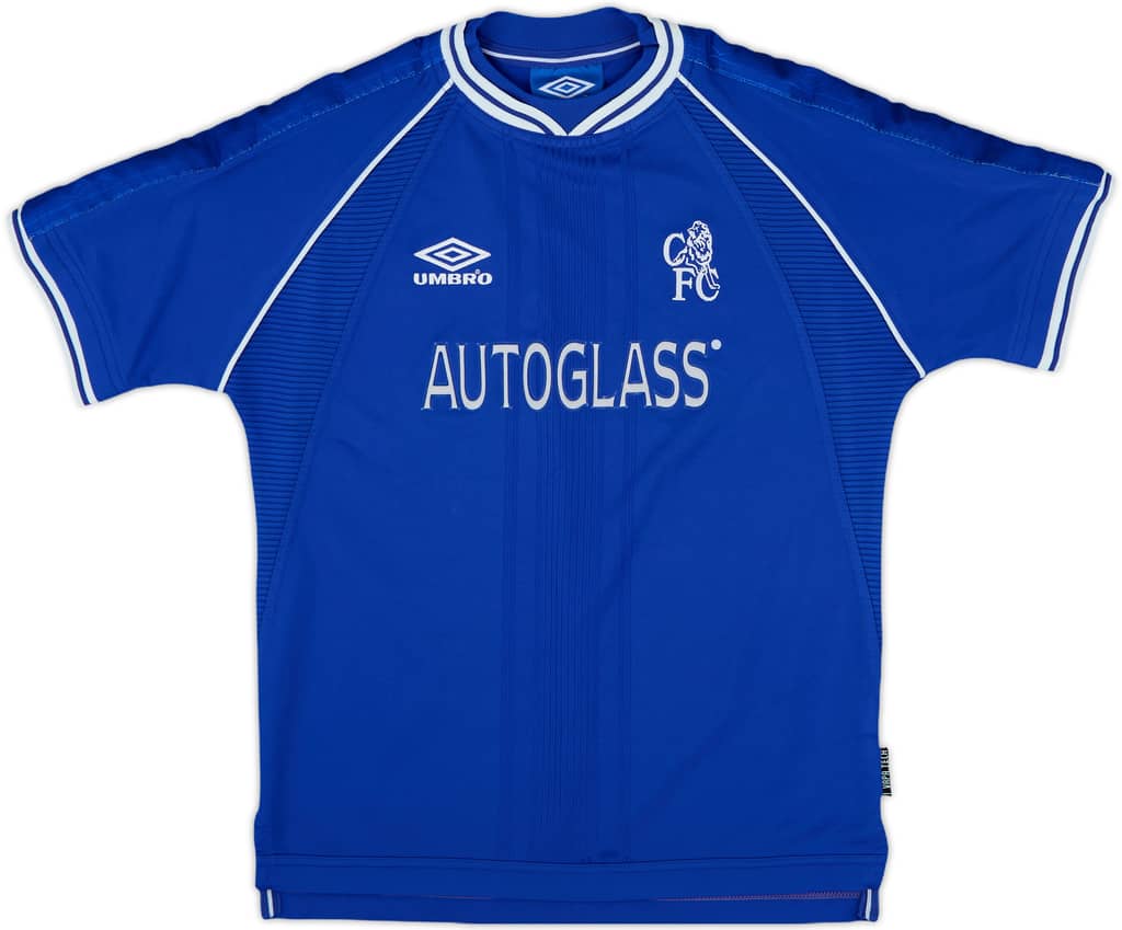 1999-01 Chelsea Home Shirt - 8/10 - (L.Boys)