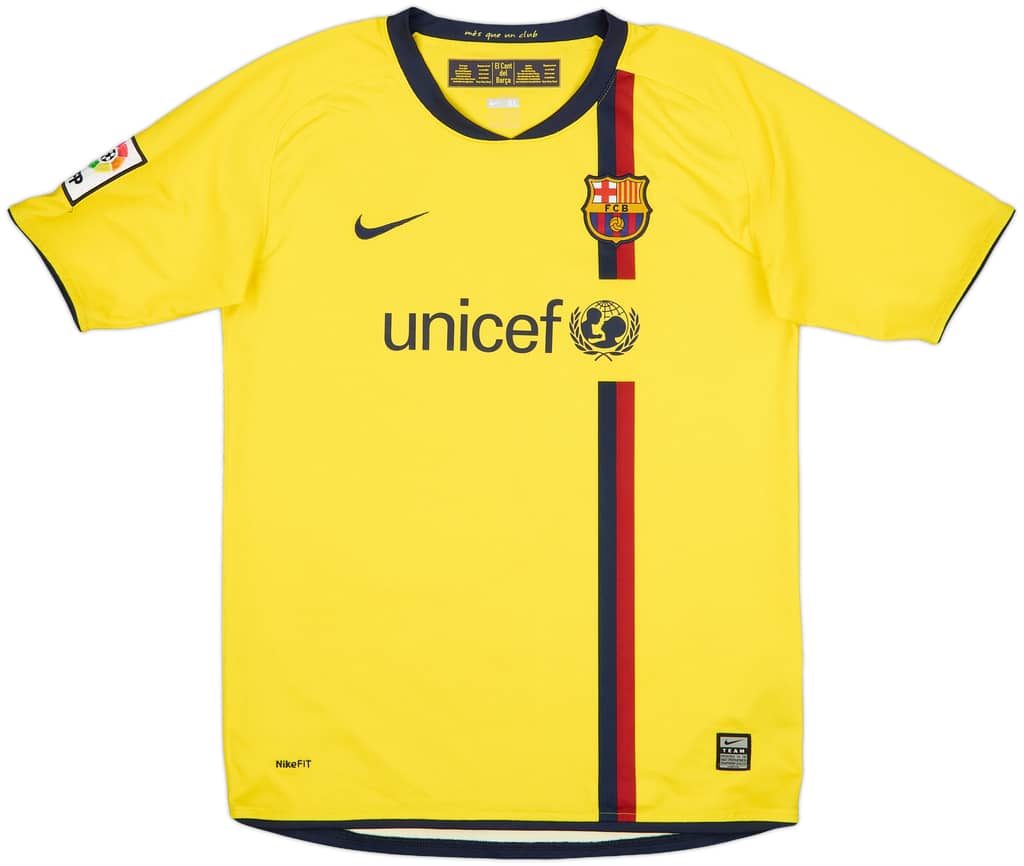 2008-10 Barcelona Away Shirt - 8/10 - (XL.Boys)