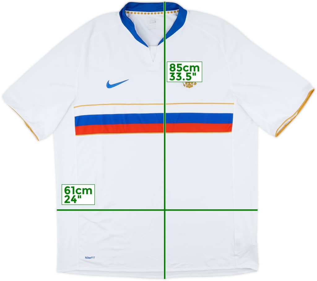 2008-10 Russia Home Shirt - 8/10 - (XXL)