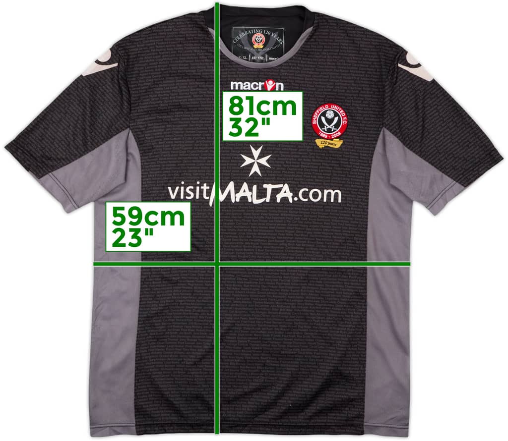2009-10 Sheffield United '120 Years' Anniversary Shirt - 8/10 - (XL)