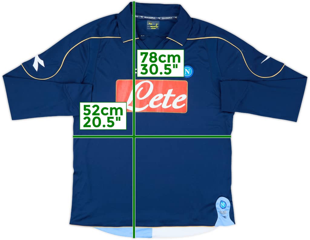 2008-09 Napoli Third L/S Shirt - 7/10 - (M)
