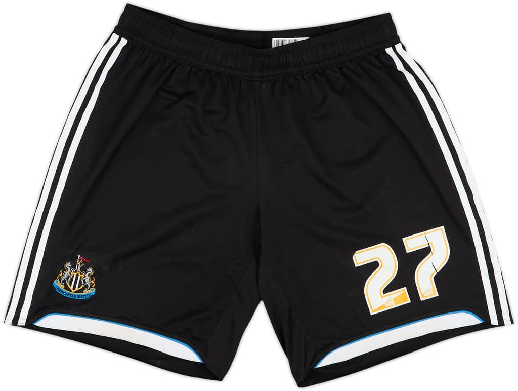 2009-10 Newcastle Player Issue Home Shorts #27 (S.Taylor)
