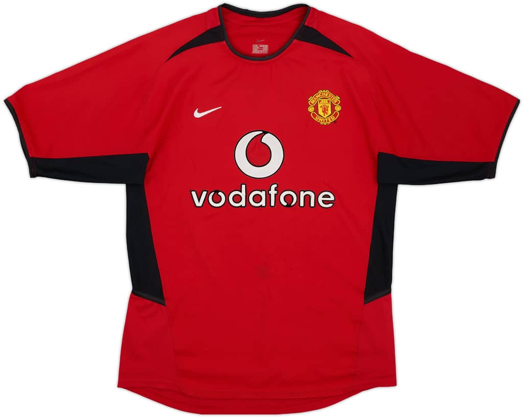 2002-04 Manchester United Home Shirt - 4/10 - (S)