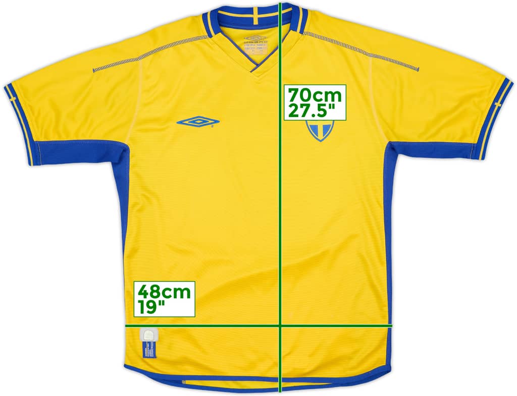 2003-04 Sweden Home Shirt - 7/10 - (XL.Boys)