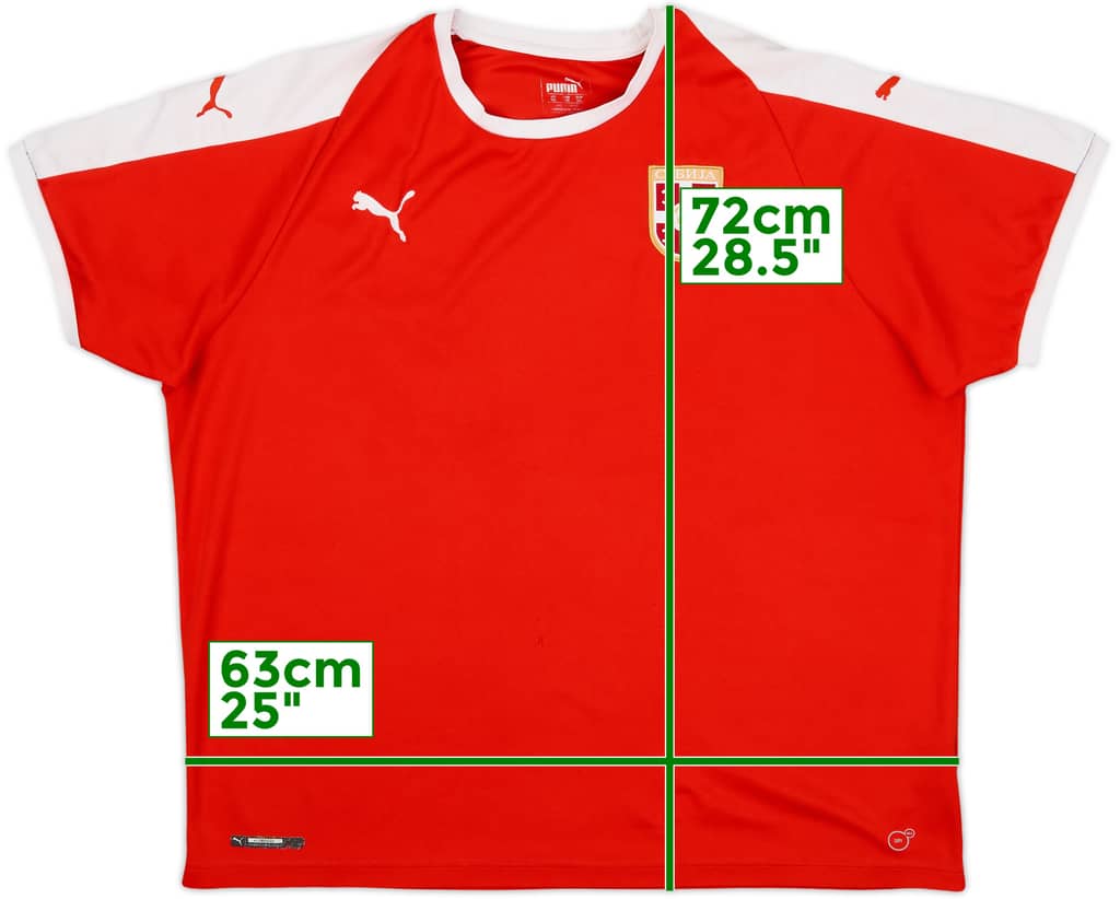 2018-19 Serbia Home Shirt - 7/10 - (XXL)