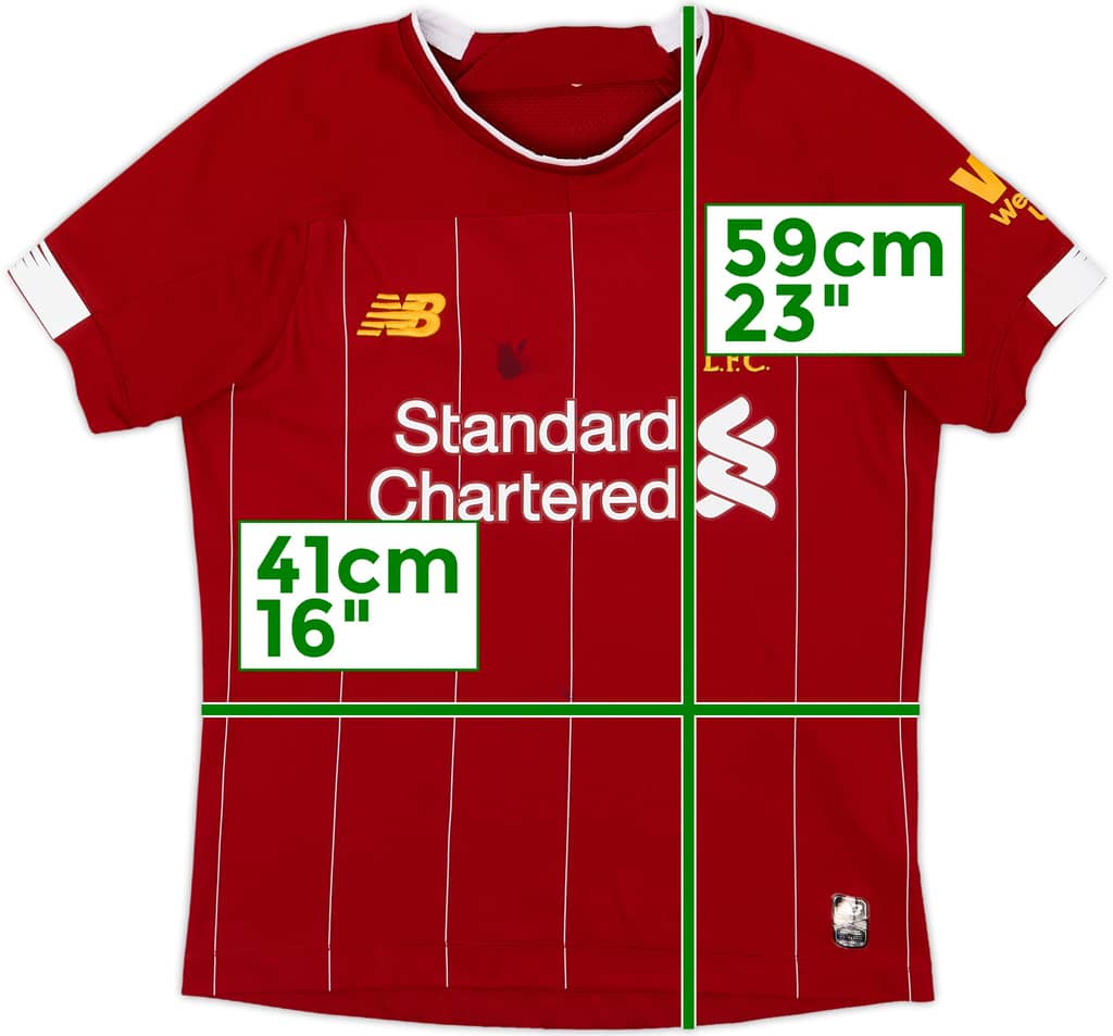 2019-20 Liverpool Home Shirt - 6/10 - (M.Boys)