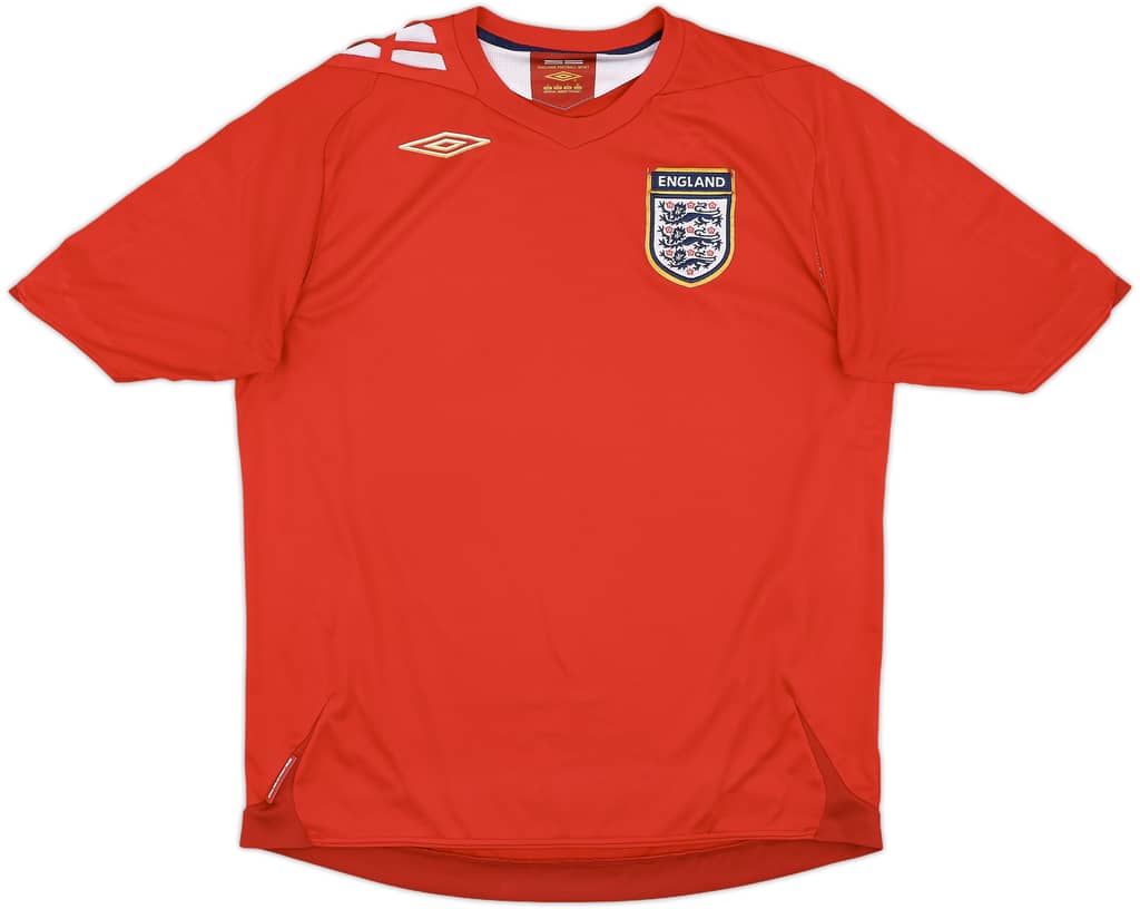 2006-08 England Away Shirt - 5/10 - (L)