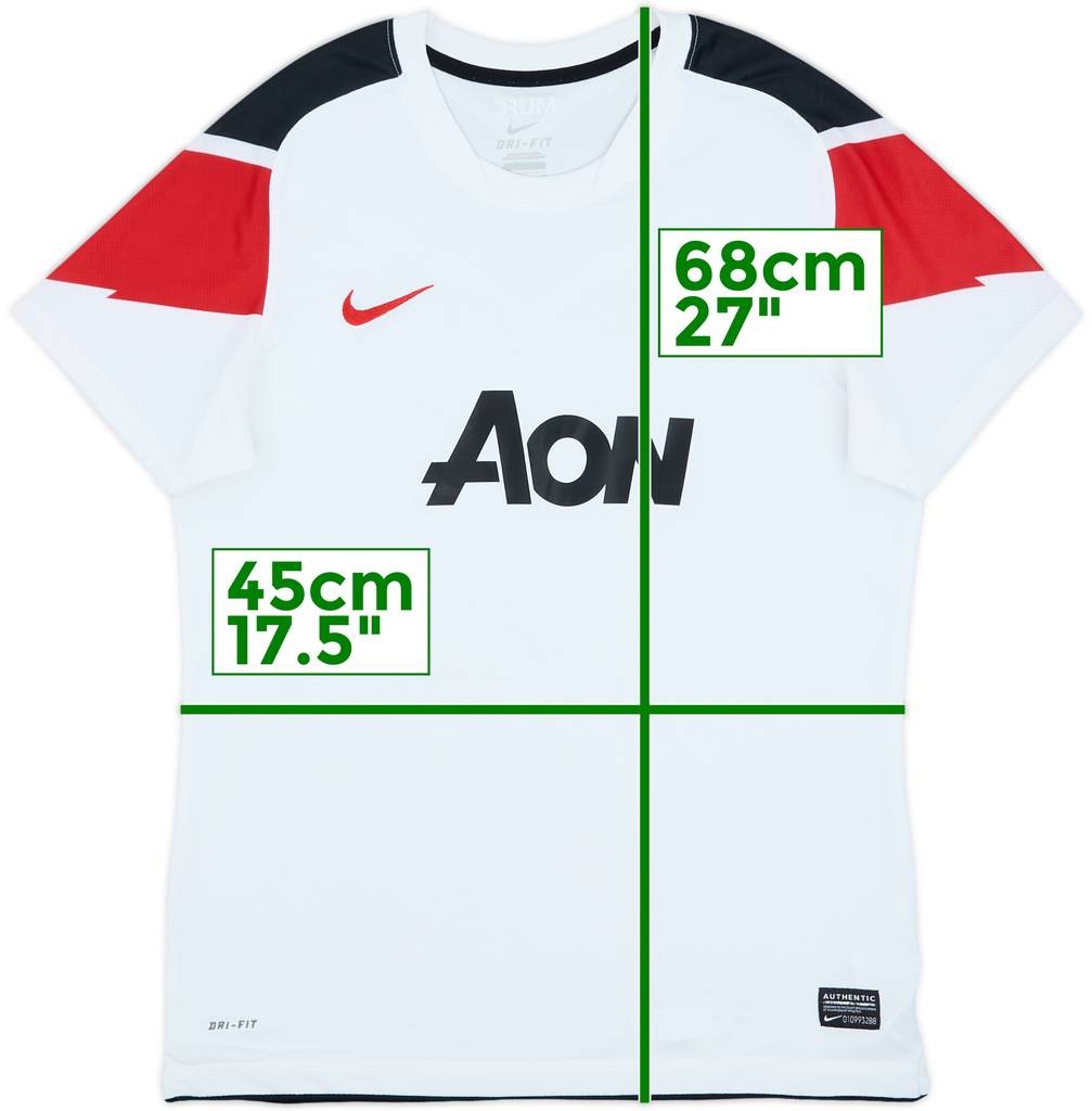 2010-12 Manchester United Away Shirt - 9/10 - (Women's M)