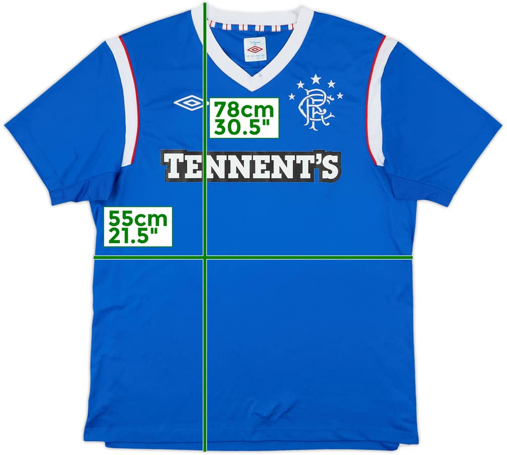 Camiseta de local del Rangers 2011-12 - 5/10 - (L)