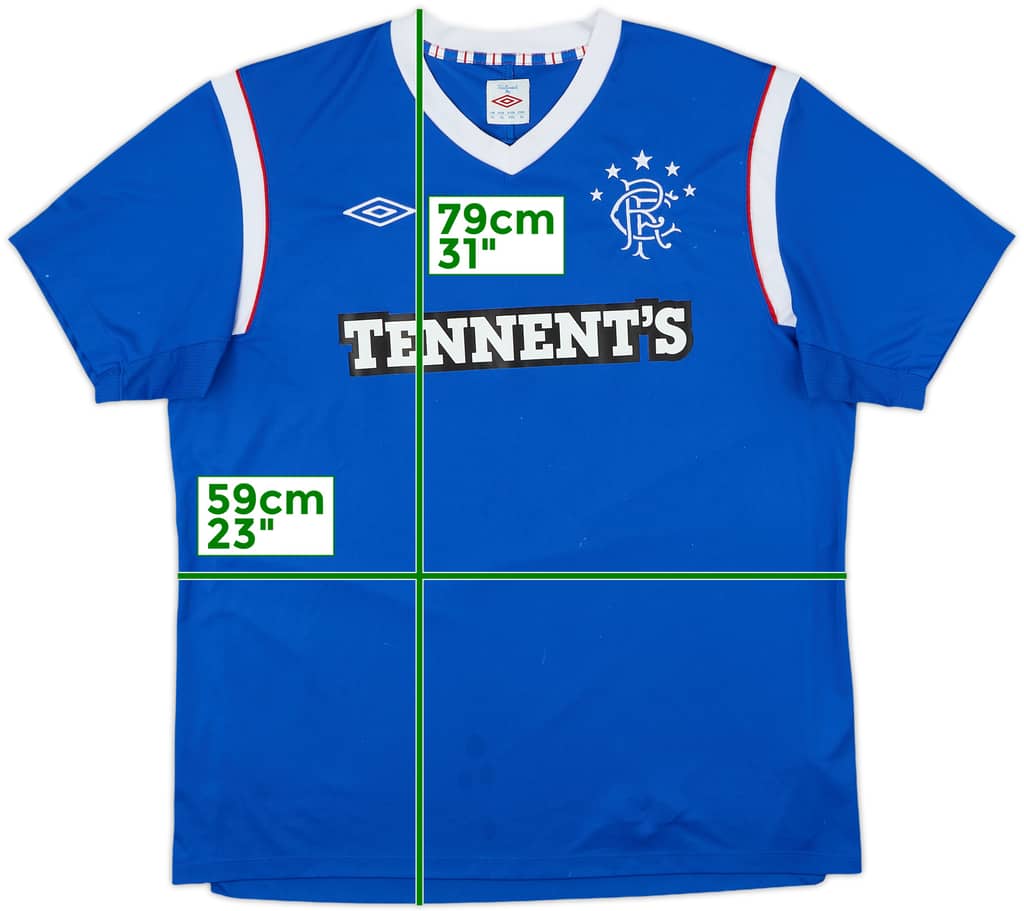 2011-12 Rangers Home Shirt - 6/10 - (XL)