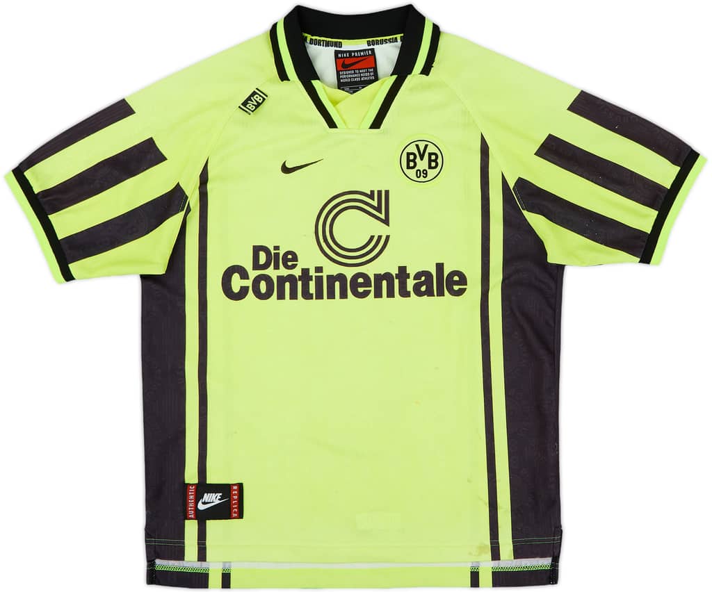 1996-97 Borussia Dortmund Home Shirt - 7/10 - (XL.Boys)