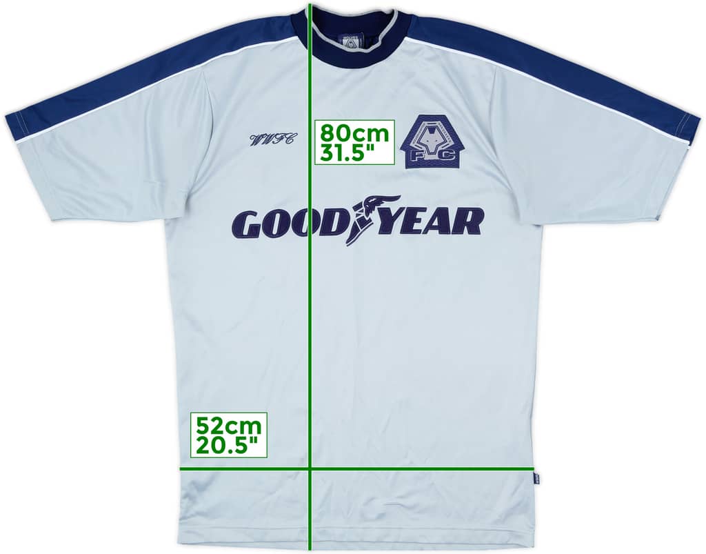 2001-02 Wolves Away Shirt - 8/10 - (M)