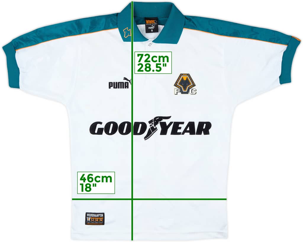 1997-99 Wolves Away Shirt - 7/10 - (S)