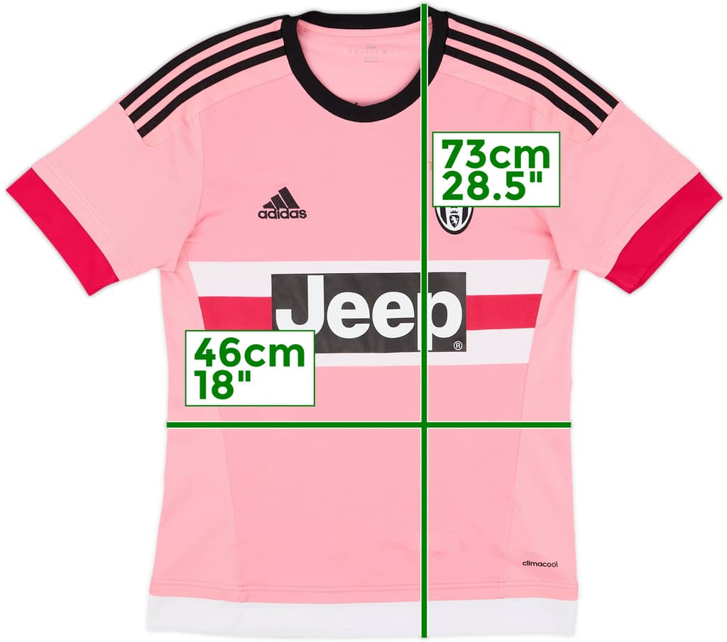 2015-16 Juventus Away Shirt - 8/10 - (S)