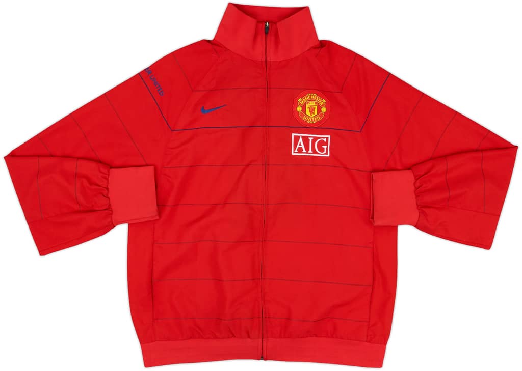 2008-09 Manchester United Nike Track Jacket - 8/10 - (M)