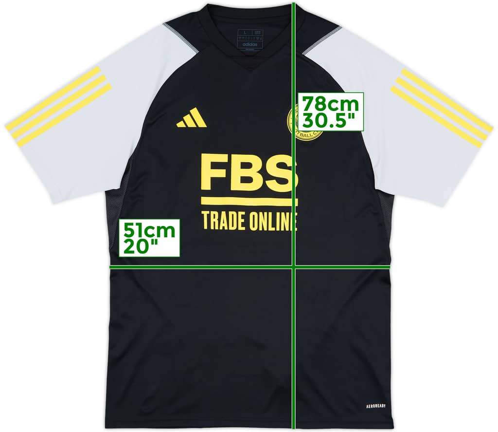 2023-24 Leicester City adidas Training Shirt - 10/10 - (L)