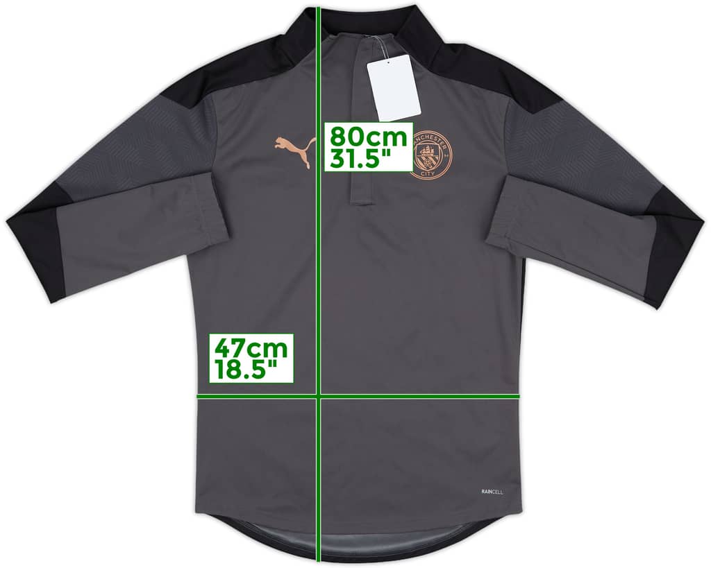 2019-20 Manchester City Puma 1/4 Zip Drill Top (S)