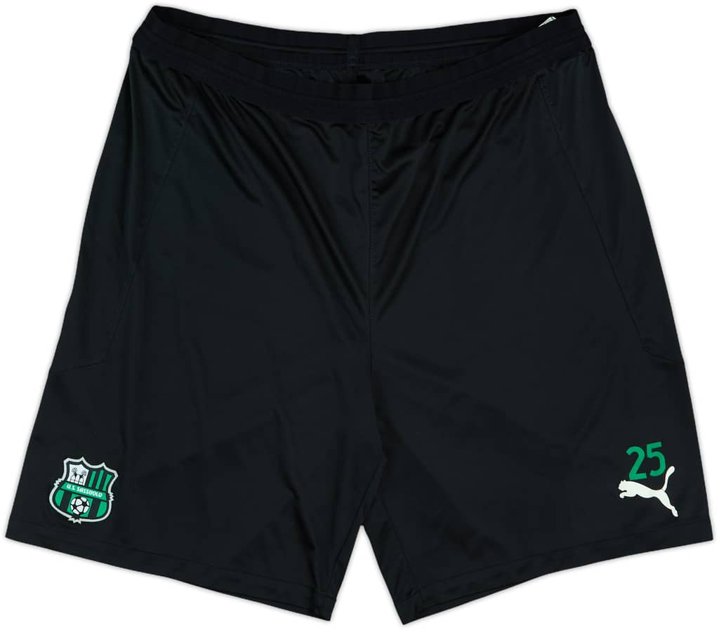 2020-21 Sassuolo Player Issue Puma Training Shorts #25 - 7/10 - (XL)