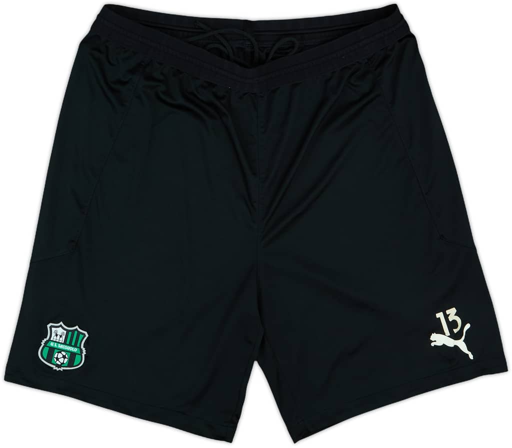 2021-22 Sassuolo Player Issue Puma Training Shorts #13 - 7/10 - (L)