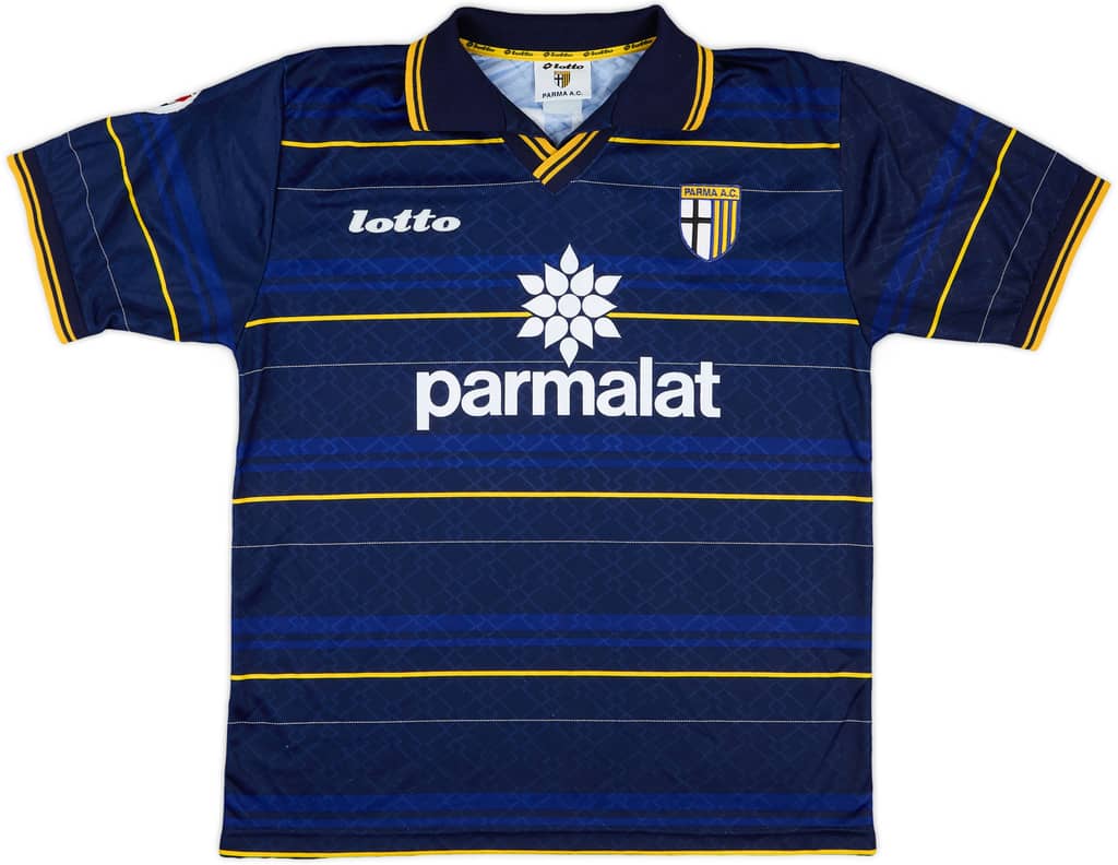 1998-99 Parma Match Issue Third Shirt Balbo #18