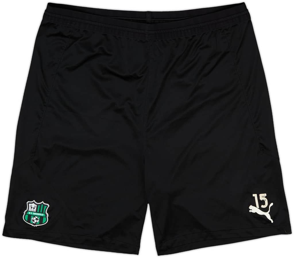 2018-19 Sassuolo Player Issue Training Shorts #15 - 6/10 - (XL)