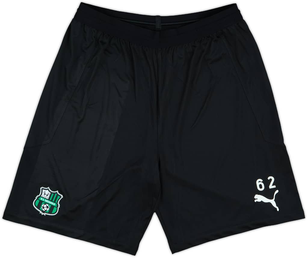 2021-22 Sassuolo Player Issue Puma Training Shorts #62 - 8/10 - (L)