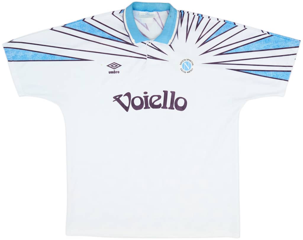 1991-93 Napoli Away Shirt - 6/10 - (XL)