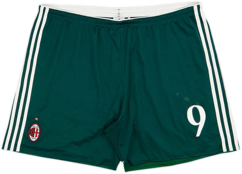 2014-15 AC Milan adidas Third Shorts #9 - 6/10 - (XXL)