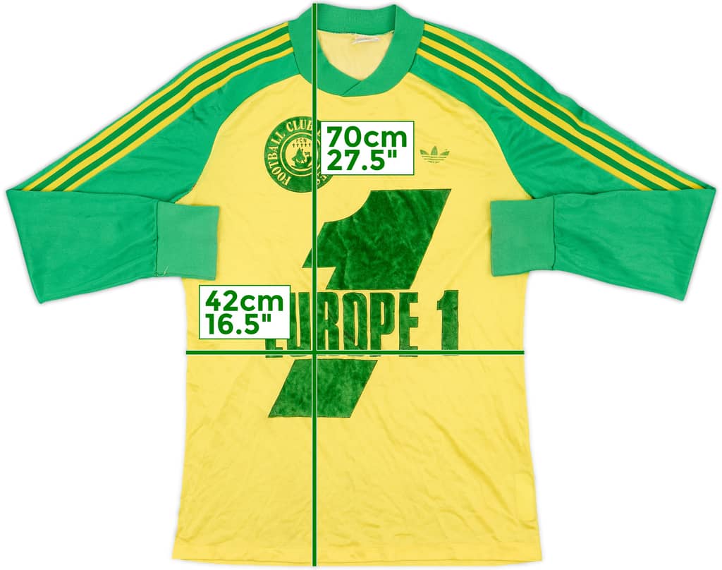 1978-79 Nantes Home L/S Shirt - 8/10 - (S)