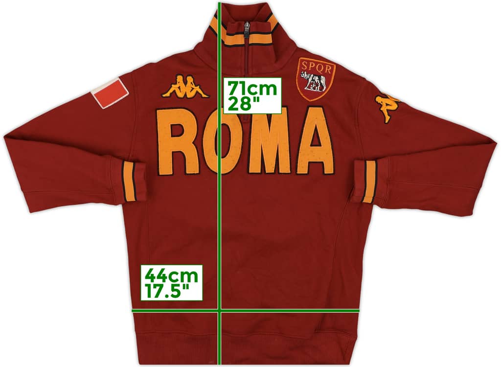2008-09 Roma Kappa 1/4 Zip Track Jacket - 7/10 - (S)