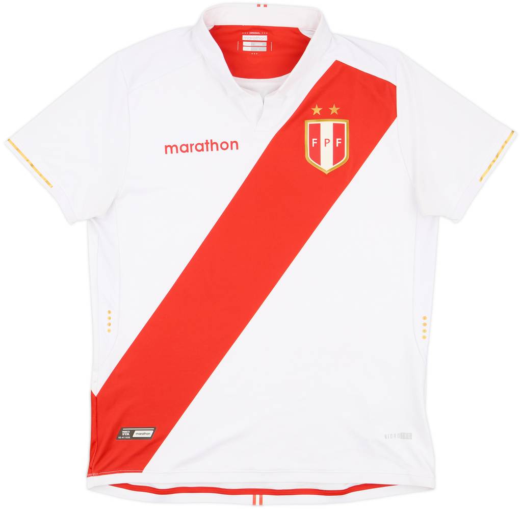 2019 Peru Home Shirt - 9/10 - (L)