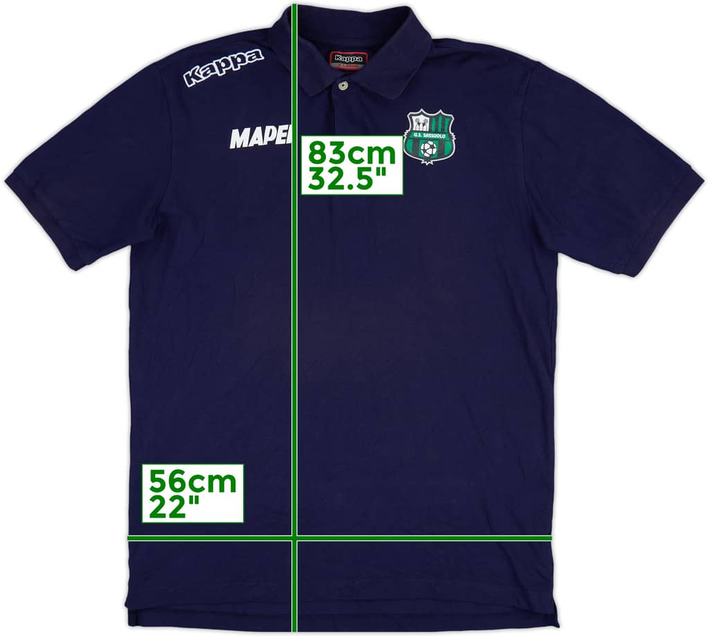 2018-19 Sassuolo Kappa Polo Shirt - 7/10 - (XL)