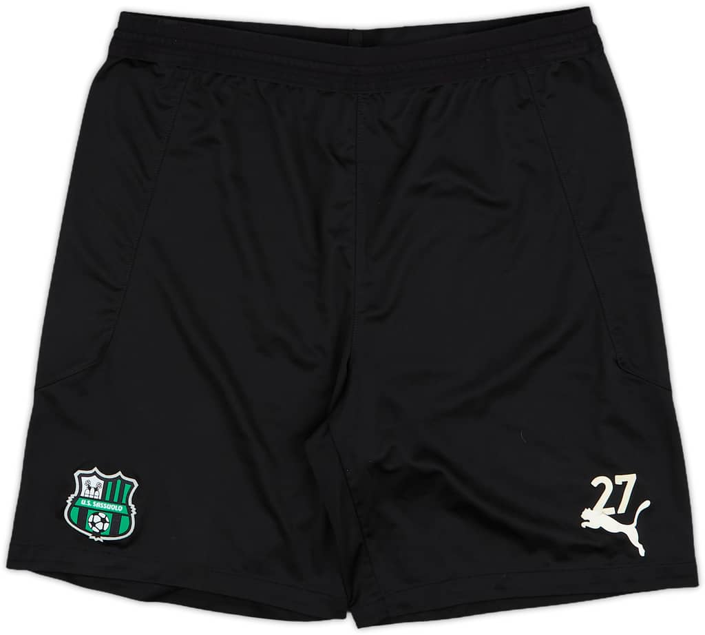 2021-22 Sassuolo Player Issue Puma Training Shorts #27 - 7/10 - (M)