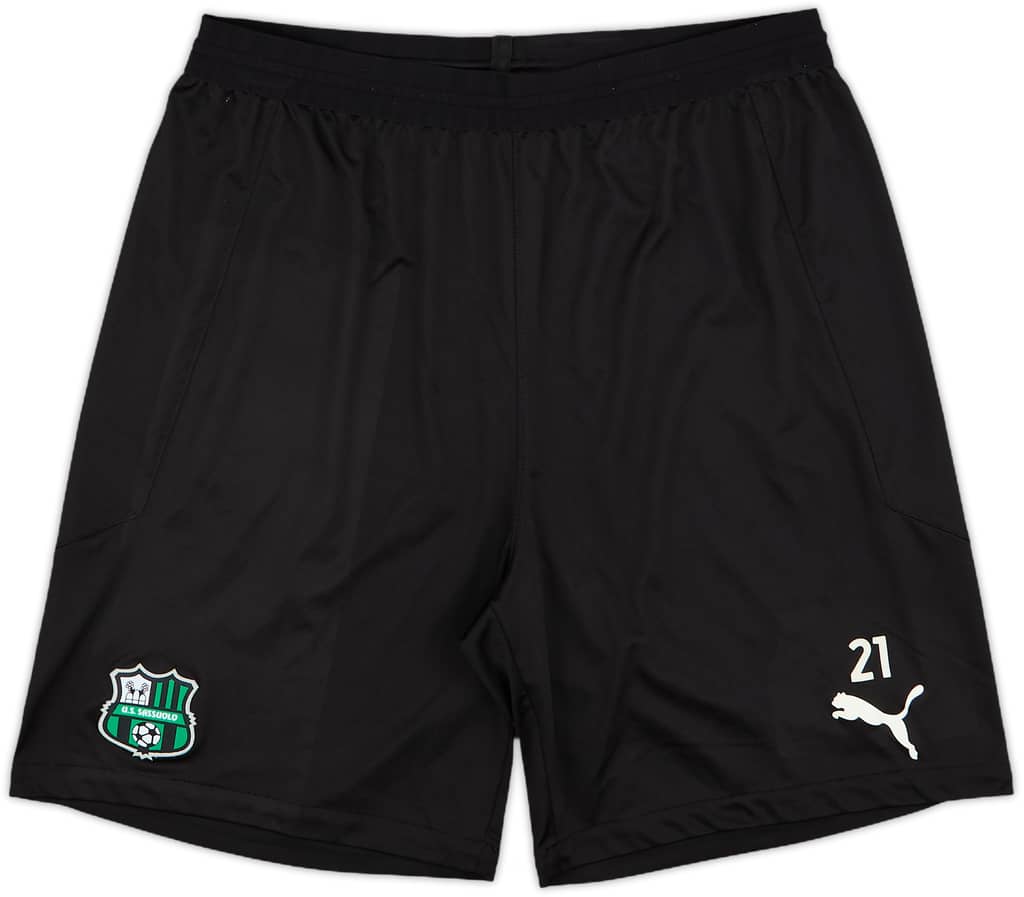2021-22 Sassuolo Player Issue Puma Training Shorts #21 - 9/10 - (L)