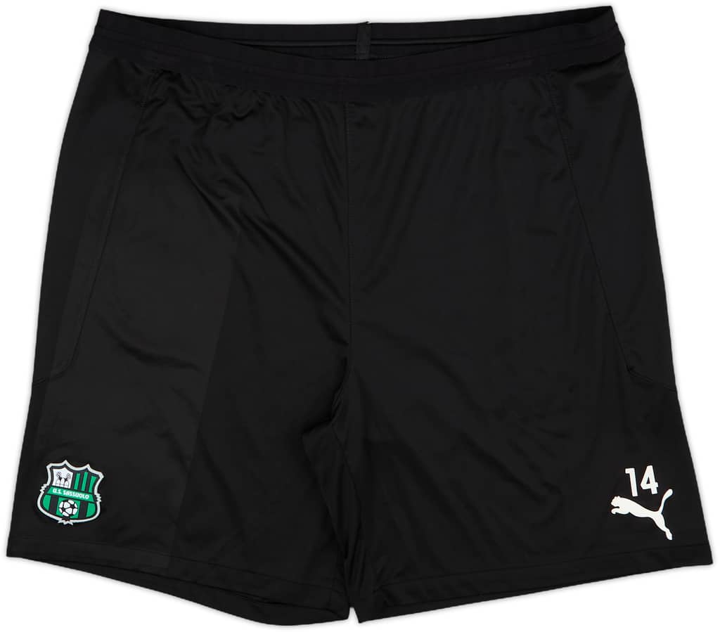 2021-22 Sassuolo Player Issue Puma Training Shorts #14 - 9/10 - (XL)