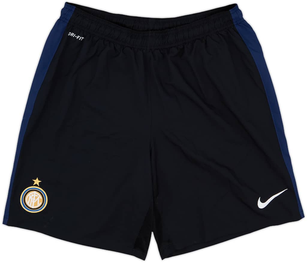 2013-14 Inter Milan Home Shorts - 9/10 - (XL)