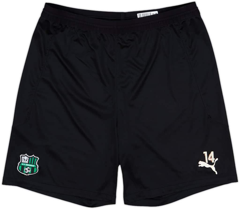 2021-22 Sassuolo Player Issue Puma Training Shorts #14 - 7/10 - (XL)