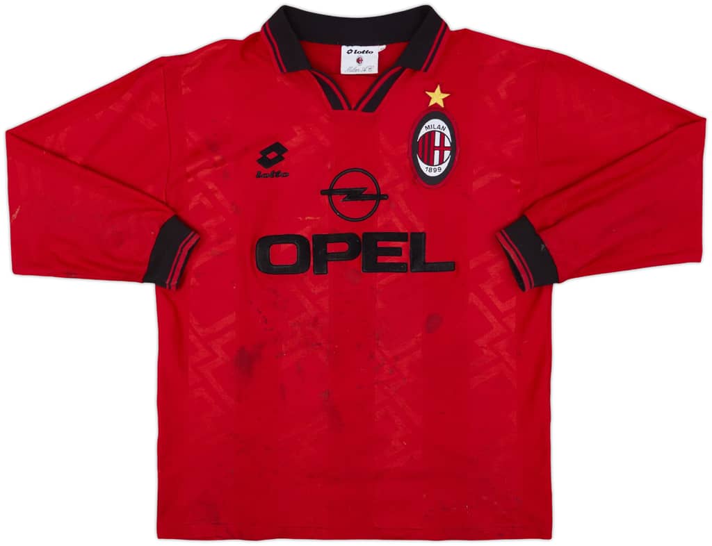 1996-97 AC Milan Fourth L/S Shirt - 5/10 - (XL)