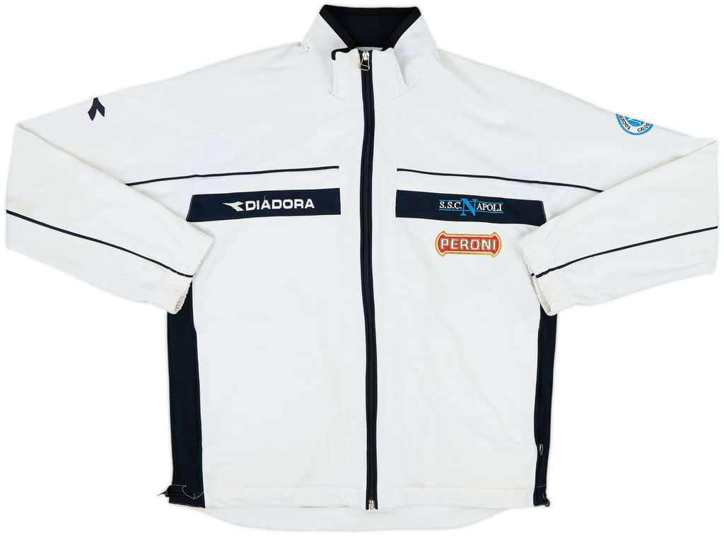 2001-02 Napoli Diadora Track Jacket - 8/10 - (XXL)