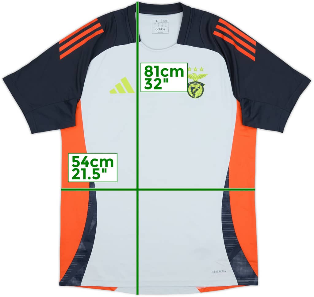 2024-25 Benfica adidas Training Shirt - 10/10 - (L)