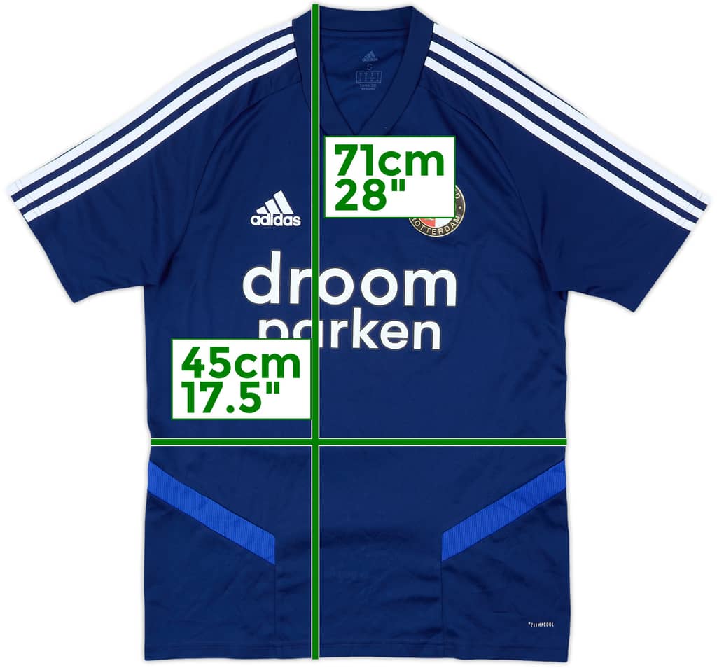 2019-20 Feyenoord adidas Training Shirt - 9/10 - (S)