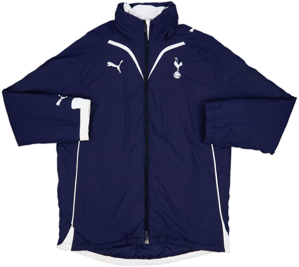 2009-10 Tottenham Puma Hooded Padded Bench Coat - 8/10 - (M)